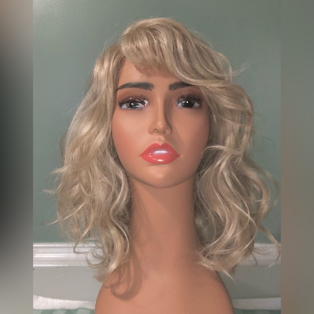Paula Young wig - sheer drama - hand tied - platinum blonde 101